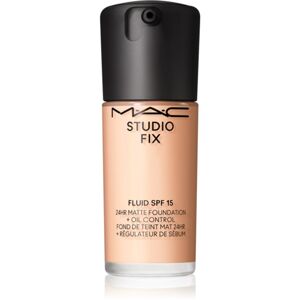 MAC Cosmetics Studio Fix Fluid SPF 15 24HR Matte Foundation + Oil Control zmatňujúci make-up SPF 15 odtieň N4 30 ml