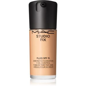MAC Cosmetics Studio Fix Fluid SPF 15 24HR Matte Foundation + Oil Control zmatňujúci make-up SPF 15 odtieň NC17 30 ml