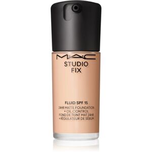 MAC Cosmetics Studio Fix Fluid SPF 15 24HR Matte Foundation + Oil Control zmatňujúci make-up SPF 15 odtieň N4.5 30 ml