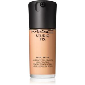 MAC Cosmetics Studio Fix Fluid SPF 15 24HR Matte Foundation + Oil Control zmatňujúci make-up SPF 15 odtieň N6.5 30 ml