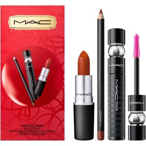 MAC Cosmetics Bubbles & Bows Wrapped In Red Lip & Eye Kit darčeková sada