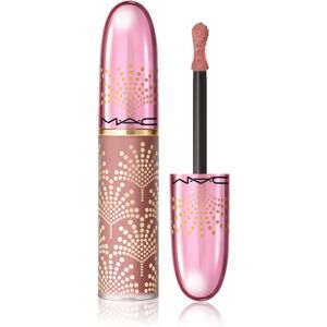 MAC Cosmetics Bubbles & Bows Powder Kiss Liquid Lipcolour tekutý rúž s matným finišom odtieň Spiked Cocoa 5 ml