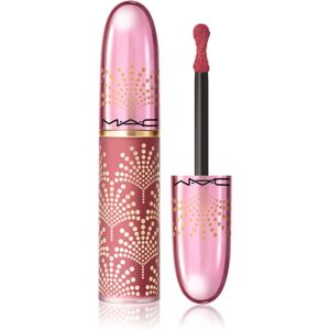 MAC Cosmetics Bubbles & Bows Powder Kiss Liquid Lipcolour tekutý rúž s matným finišom odtieň The Best Gift Is Me 5 ml