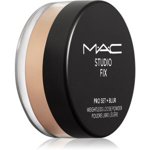MAC Cosmetics Studio Fix Pro Set + Blur Weightless Loose Powder zmatňujúci fixačný púder odtieň Medium Deep 6,5 g