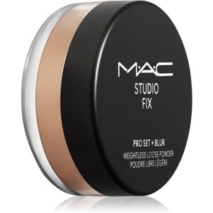 MAC Cosmetics Studio Fix Pro Set + Blur Weightless Loose Powder zmatňujúci fixačný púder odtieň Dark 6,5 g