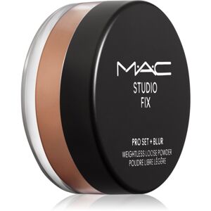 MAC Cosmetics Studio Fix Pro Set + Blur Weightless Loose Powder zmatňujúci fixačný púder odtieň Deep Dark 6,5 g