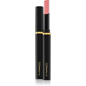 MAC Cosmetics Powder Kiss Velvet Blur Slim Stick matný hydratačný rúž odtieň Peppery Pink 2 g