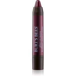 Burt’s Bees Glossy Lip Crayon rúž s vysokým leskom v ceruzke odtieň Bordeaux Vines 2.83 g