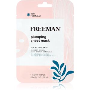 Freeman Essentials Collagen & Algae plátenná maska proti vráskam s kolagénom 28 ml