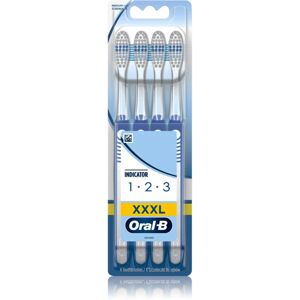 Oral B 1-2-3 Indicator zubná kefka 4 ks