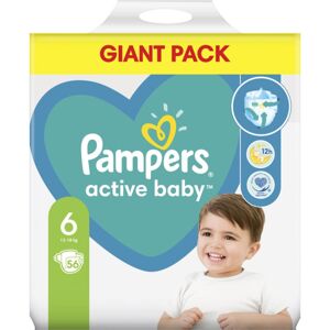 Pampers Active Baby Size 6 jednorazové plienky 13-18 kg 56 ks