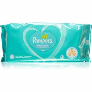 Pampers Fresh Clean detské jemné vlhčené obrúsky pre citlivú pokožku 52 ks