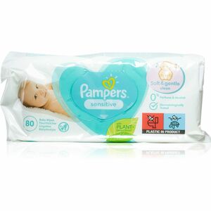 Pampers Sensitive XXL vlhčené čistiace obrúsky pre deti pre citlivú pokožku 80 ks