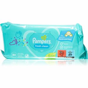 Pampers Fresh Clean XXL vlhčené čistiace obrúsky pre deti pre citlivú pokožku 80 ks