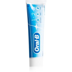 Oral B 1-2-3 Salt Power White bieliaca zubná pasta pre kompletnú starostlivosť 100 ml