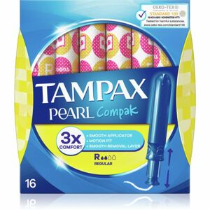 Tampax Compak Pearl Regular tampóny s aplikátorom 16 ks