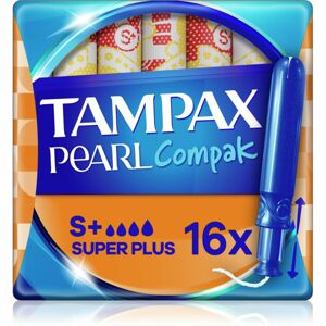Tampax Compak Pearl Super Plus tampóny s aplikátorom 16 ks