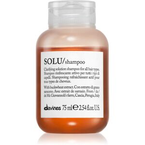 Davines Essential Haircare SOLU Shampoo hĺbkovo čistiaci šampón s osviežujúcim účinkom 75 ml