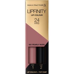 Max Factor Lipfinity Lip Colour dlhotrvajúci rúž s balzamom odtieň 001 Pearly Nude 4,2 g