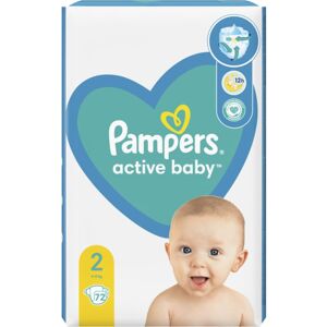 Pampers Active Baby Size 2 jednorazové plienky 4-8 kg 72 ks