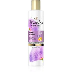 Pantene Pro-V Miracles Silky & Glowing regeneračný šampón pre slabé a poškodené vlasy Sulfate free 225 ml