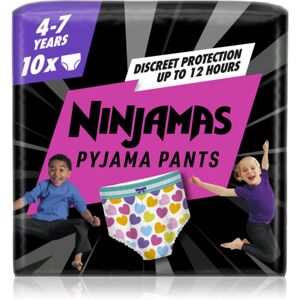 Pampers Ninjamas Pyjama Pants 17-30 kg Hearts 10 ks