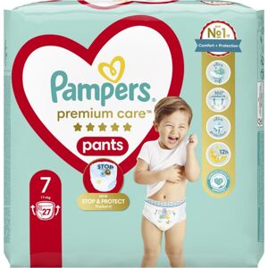 Pampers Premium Care Pants Size 7 jednorazové plienkové nohavičky 17+ kg 27 ks