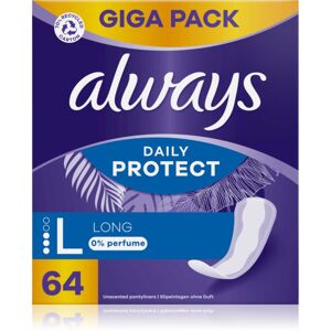 Always Daily Protect Long slipové vložky bez parfumácie 64 ks