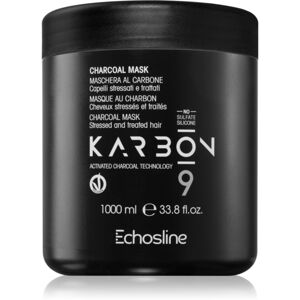 Echosline CHARCOAL Mask maska na vlasy s aktívnym uhlím 1000 ml
