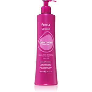 Fanola Wonder Color Locker Extra Care Sealing Cream vyhladzujúci krém na vlasy pre farbené vlasy ml