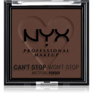 NYX Professional Makeup Can't Stop Won't Stop Mattifying Powder zmatňujúci púder odtieň 10 Rich 6 g