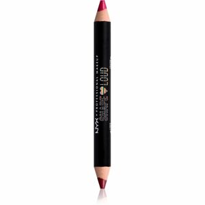 NYX Professional Makeup Lip Liner Duo Pride Line Loud růž + ceruzka na pery s matným efektom odtieň 03 - Scene Kween