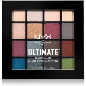 NYX Professional Makeup Ultimate Shadow paletka očných tieňov odtieň 01 Smokey And Highlight 16 x 0,83 g