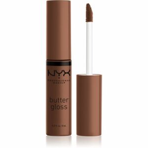 NYX Professional Makeup Butter Gloss lesk na pery odtieň 49 Fudge Me 8 ml