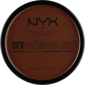 NYX Professional Makeup SFX Creme Colour™ make-up na tvár a telo odtieň 08 Brown 6 g