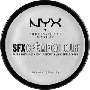 NYX Professional Makeup SFX Creme Colour™ make-up na tvár a telo odtieň 12 Silver 6 g
