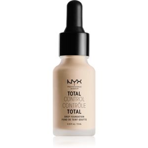NYX Professional Makeup Total Control Drop Foundation make-up odtieň 02 Alabaster 13 ml