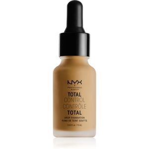 NYX Professional Makeup Total Control Drop Foundation make-up odtieň 15 Caramel 13 ml