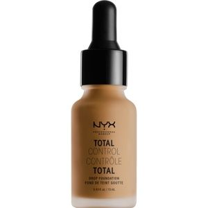 NYX Professional Makeup Total Control Drop Foundation make-up odtieň 16 Mahogany 13 ml