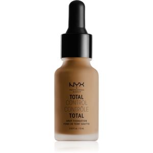 NYX Professional Makeup Total Control Drop Foundation make-up odtieň 18 Deep Sable 13 ml