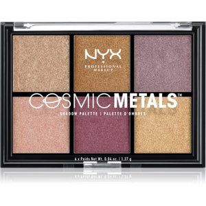 NYX Professional Makeup Cosmic Metals™ paletka očných tieňov odtieň 01 8.22 g