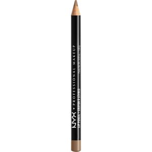 NYX Professional Makeup Slim Lip Pencil precízna ceruzka na oči odtieň 821 Brown Cafe 1 g