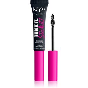 NYX Professional Makeup Thick it Stick It Brow Mascara riasenka na obočie odtieň 08 - Black 7 ml