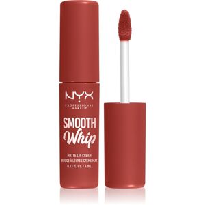 NYX Professional Makeup Smooth Whip Matte Lip Cream zamatový rúž s vyhladzujúcim efektom odtieň 03 Latte Foam 4 ml