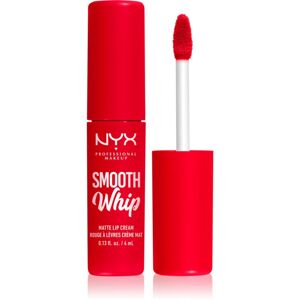 NYX Professional Makeup Smooth Whip Matte Lip Cream zamatový rúž s vyhladzujúcim efektom odtieň 13 Cherry Creme 4 ml