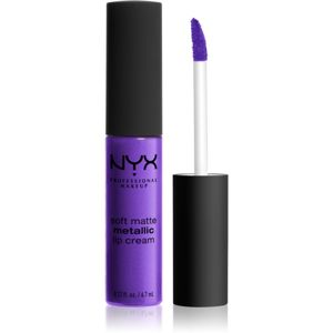 NYX Professional Makeup Soft Matte Metallic Lip Cream tekutý rúž s metalicky matným finišom odtieň 05 Havana 6.7 ml