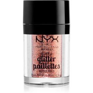 NYX Professional Makeup Glitter Goals metalické trblietky na tvár a telo odtieň 01 Dubai Bronze 2.5 g