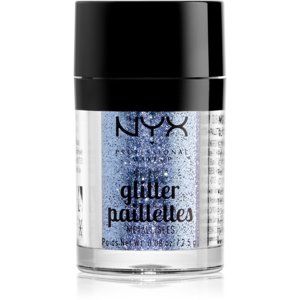 NYX Professional Makeup Glitter Goals metalické trblietky na tvár a telo odtieň 02 Darkside 2.5 g