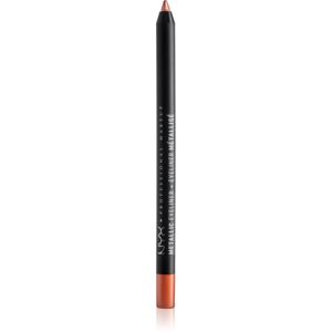 NYX Professional Makeup Metallic Eyeliner metalická ceruzka na oči odtieň 01 Copper 1,3 g