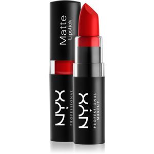 NYX Professional Makeup Matte Lipstick klasický matný rúž odtieň 10 Perfect Red 4,5 g